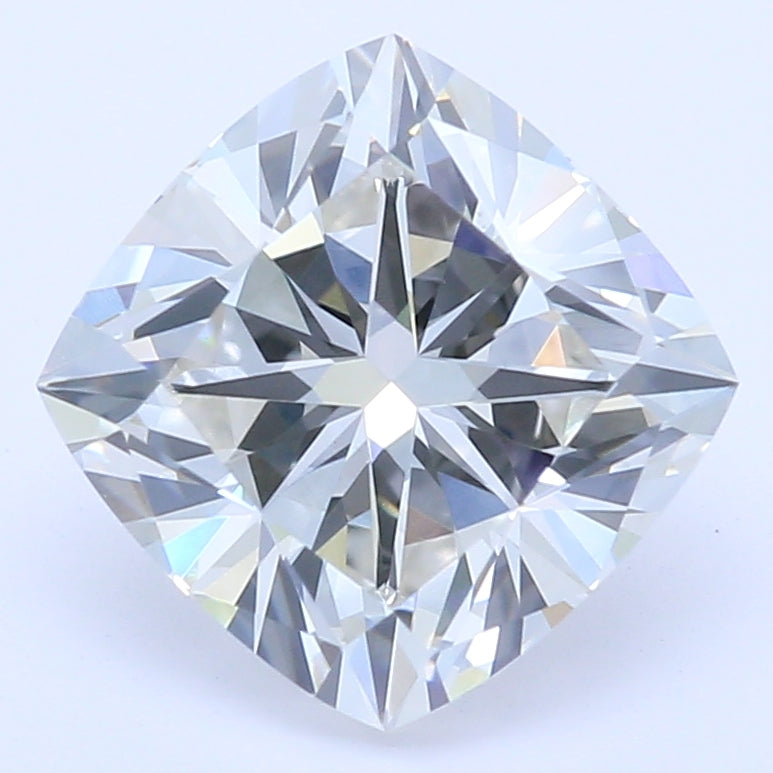 1.3 Carat Cushion Lab Diamond with  Cut Diamond in 14KT  view 1

