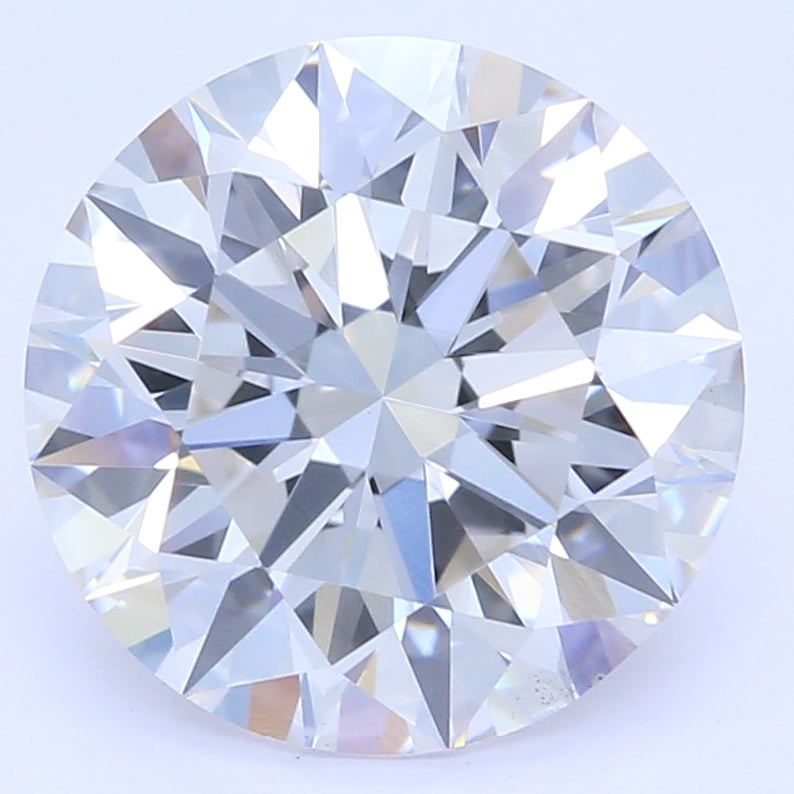 1.68 Carat Round Lab Diamond with  Cut Diamond in 14KT  view 1
