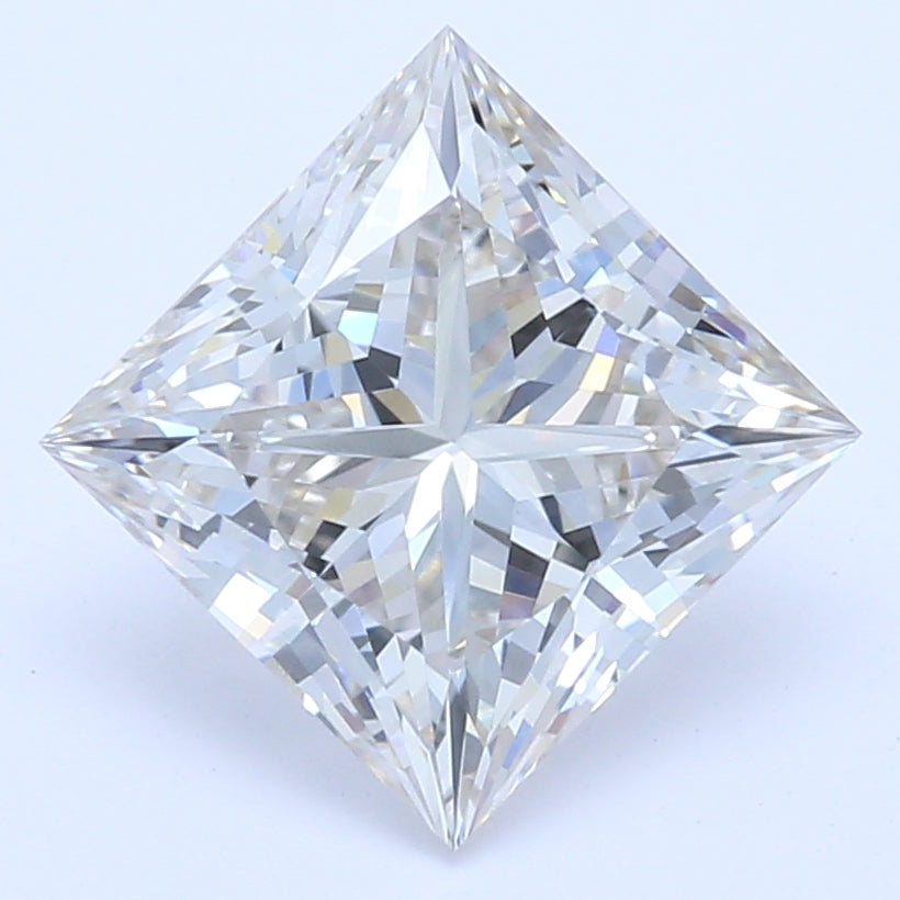 1.12 Carat Princess Lab Diamond with  Cut Diamond in 14KT  view 1

