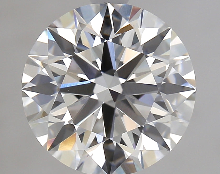 2.34 Carat Round Lab Diamond with  Cut Diamond in 14KT  view 1
