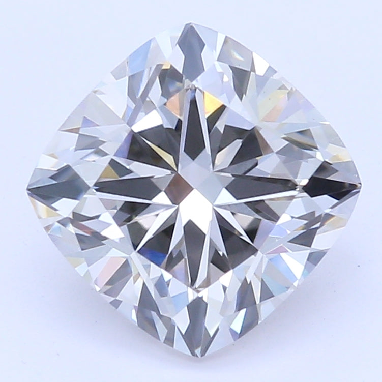 1.14 Carat Cushion Lab Diamond with  Cut Diamond in 14KT  view 1
