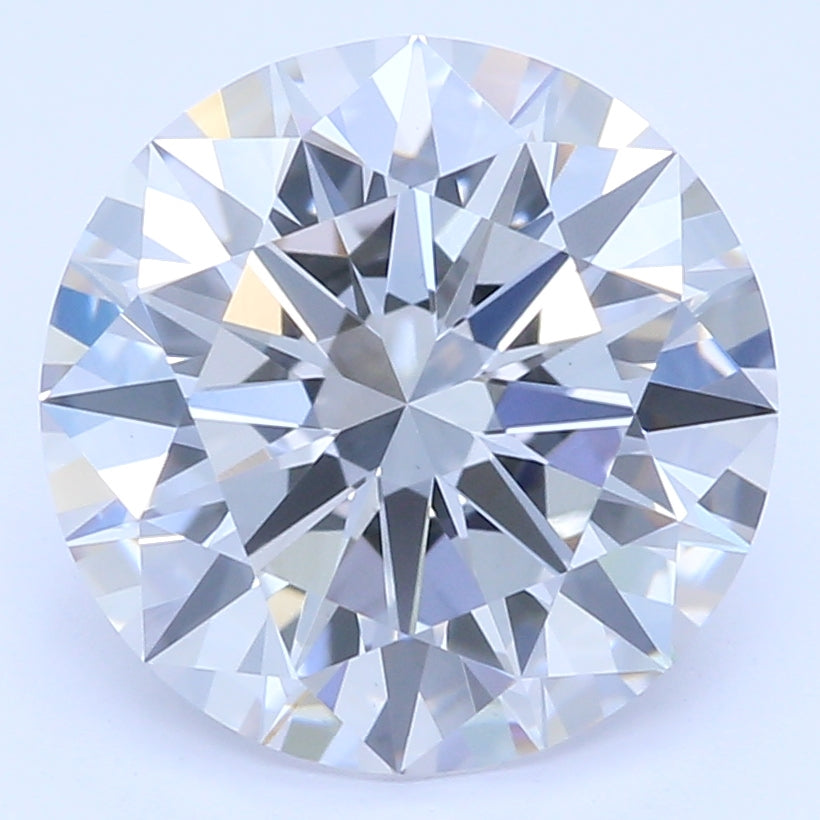 1.75 Carat Round Lab Diamond with  Cut Diamond in 14KT  view 1
