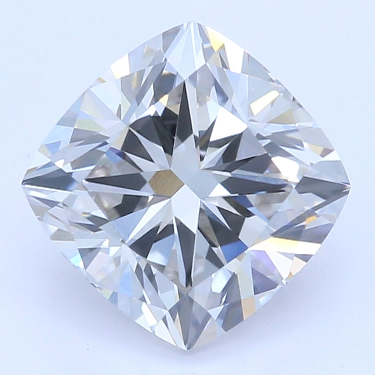 1.23 Carat Cushion Lab Diamond with  Cut Diamond in 14KT  view 1

