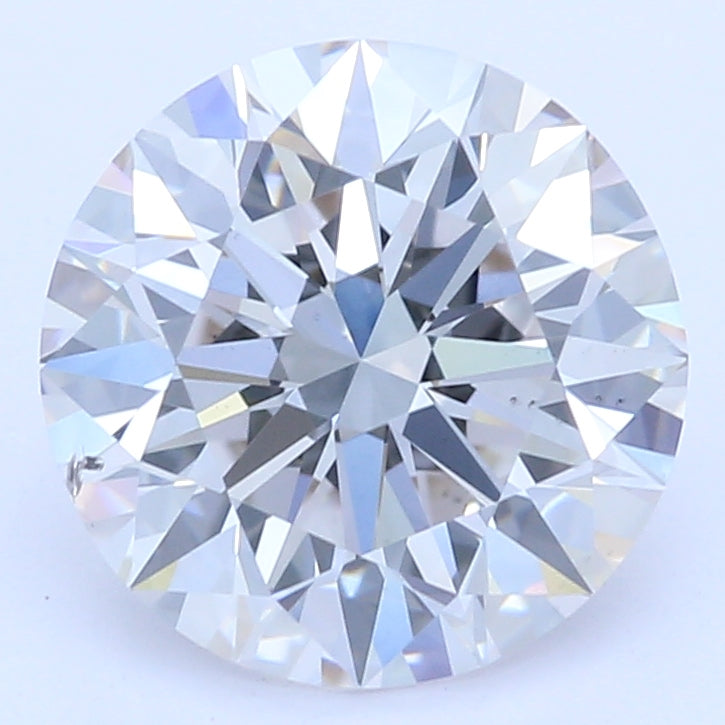 1.21 Carat Round Lab Diamond with  Cut Diamond in 14KT  view 1
