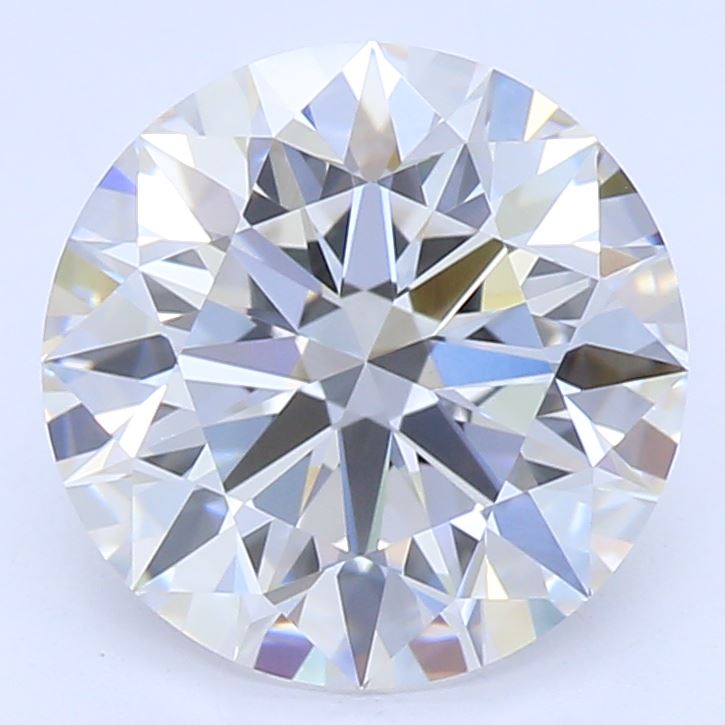 1.52 Carat Round Lab Diamond with  Cut Diamond in 14KT  view 1
