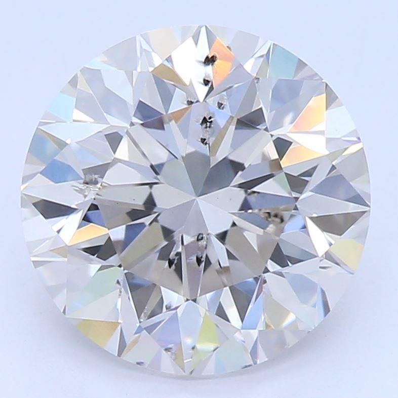 2.02 Carat Round Lab Diamond with  Cut Diamond in 14KT  view 1
