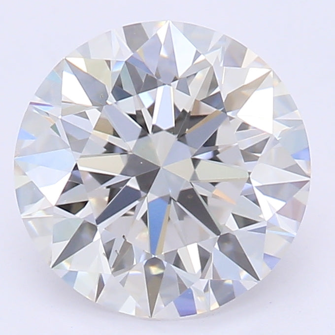 1.18 Carat Round Lab Diamond with  Cut Diamond in 14KT  view 1
