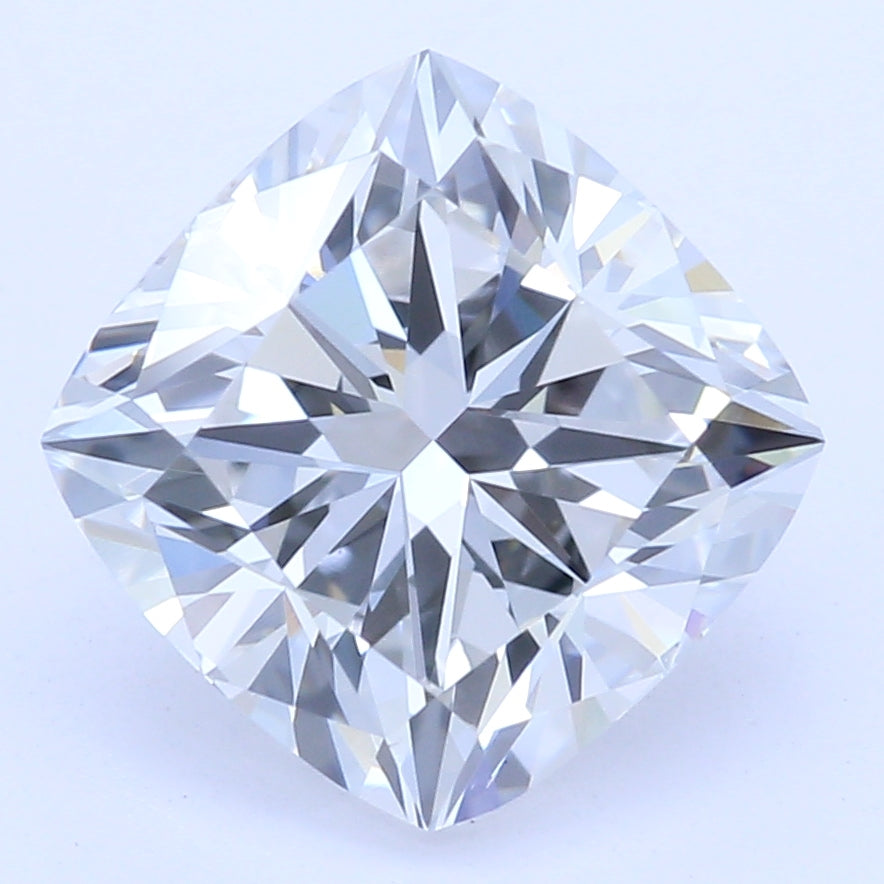 1.81 Carat Cushion Lab Diamond with  Cut Diamond in 14KT  view 1
