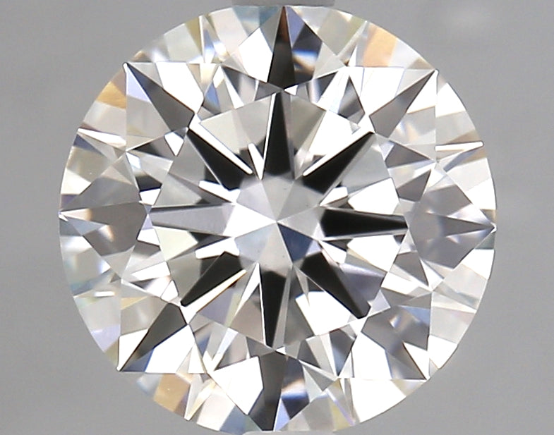 2.27 Carat Round Lab Diamond with  Cut Diamond in 14KT  view 1
