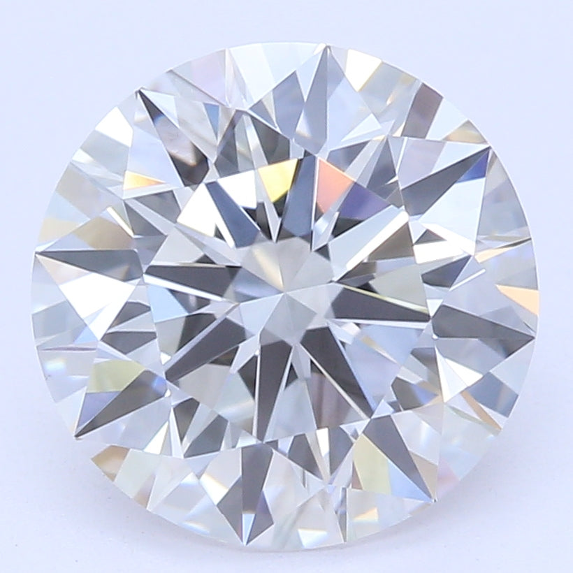 1.66 Carat Round Lab Diamond with  Cut Diamond in 14KT  view 1
