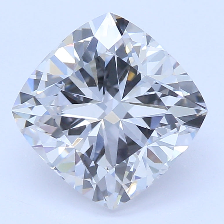 1.2 Carat Cushion Lab Diamond with  Cut Diamond in 14KT  view 1
