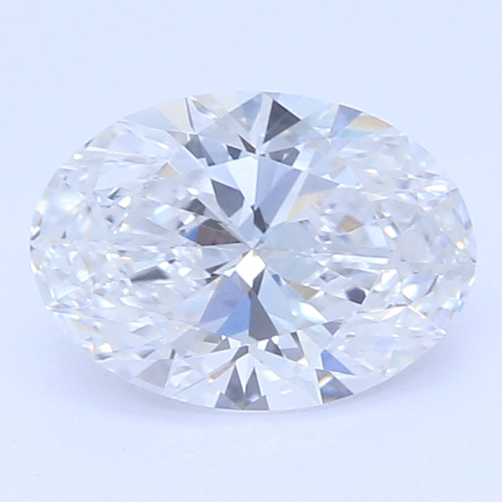 0.64 Carat Oval Lab Diamond with  Cut Diamond in 14KT  view 1
