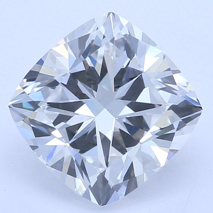 1.12 Carat Cushion Lab Diamond with  Cut Diamond in 14KT  view 1
