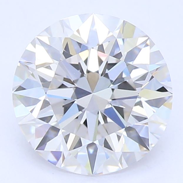 0.94 Carat Round Lab Diamond with  Cut Diamond in 14KT  view 1
