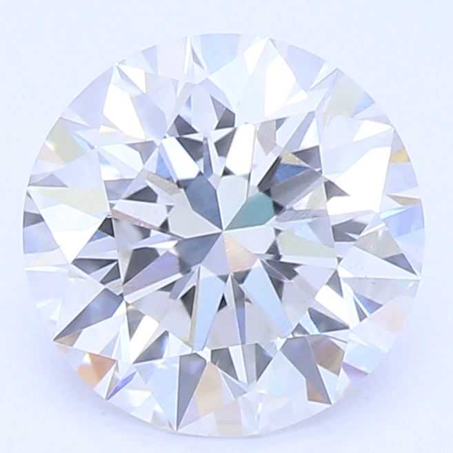 1.14 Carat Round Lab Diamond with  Cut Diamond in 14KT  view 1
