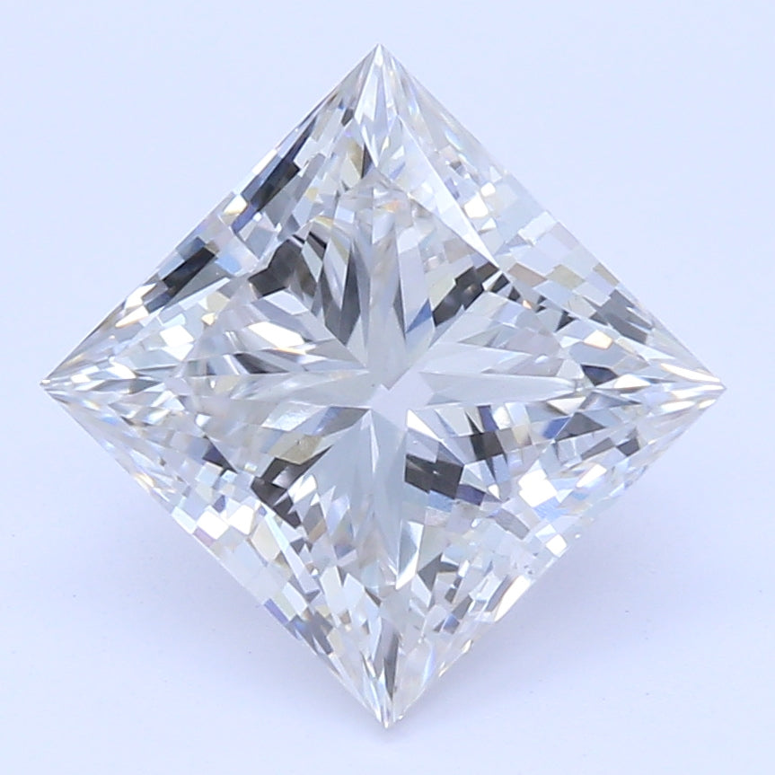 1.2 Carat Princess Lab Diamond with  Cut Diamond in 14KT  view 1
