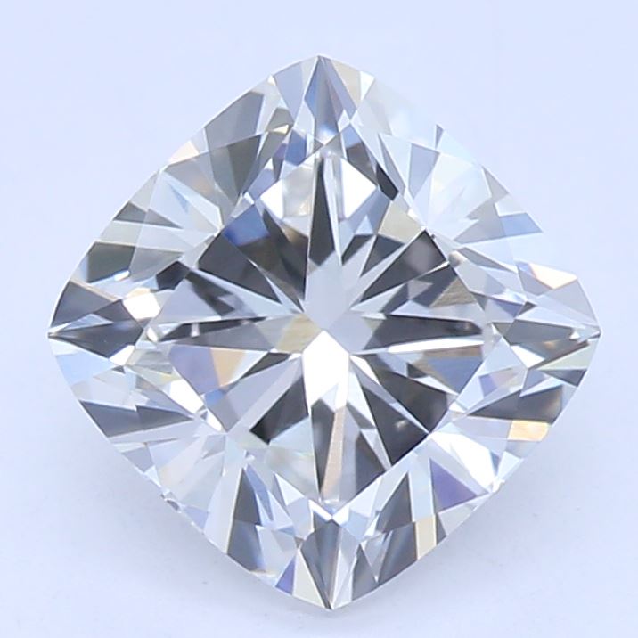 1.16 Carat Cushion Lab Diamond with  Cut Diamond in 14KT  view 1

