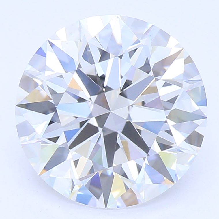 1.67 Carat Round Lab Diamond with  Cut Diamond in 14KT  view 1
