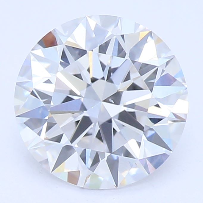 1.14 Carat Round Lab Diamond with  Cut Diamond in 14KT  view 1
