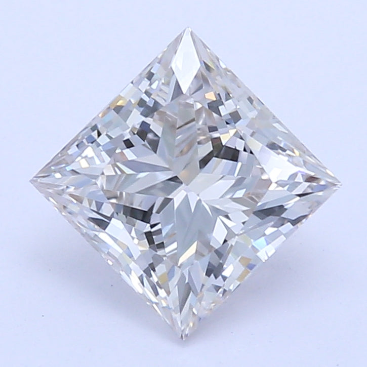 0.64 Carat Princess Lab Diamond with  Cut Diamond in 14KT  view 1
