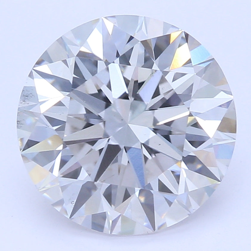 1.8 Carat Round Lab Diamond with  Cut Diamond in 14KT  view 1
