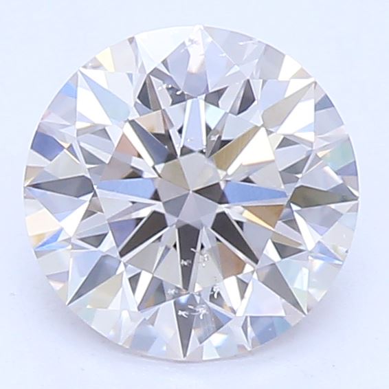 0.65 Carat Round Lab Diamond with  Cut Diamond in 14KT  view 1

