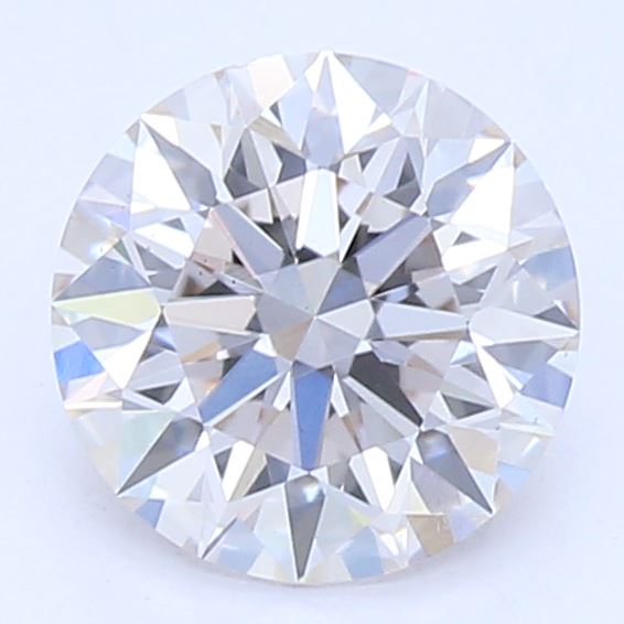 0.64 Carat Round Lab Diamond with  Cut Diamond in 14KT  view 1
