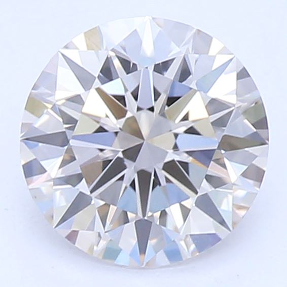 0.67 Carat Round Lab Diamond with  Cut Diamond in 14KT  view 1
