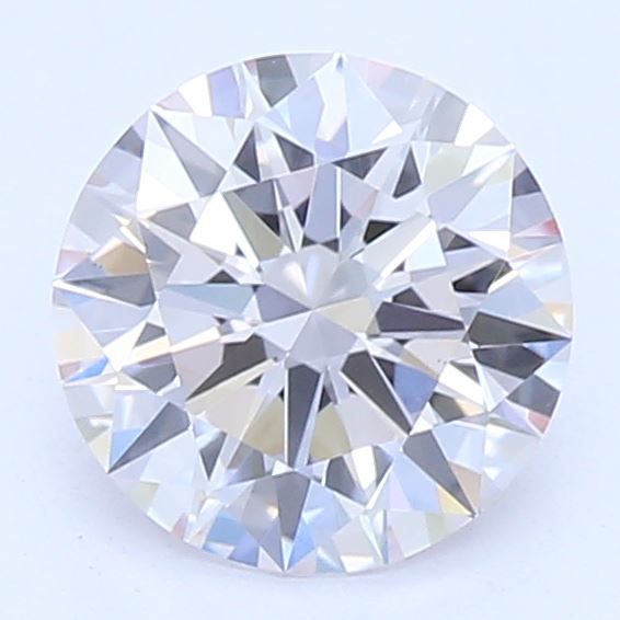0.59 Carat Round Lab Diamond with  Cut Diamond in 14KT  view 1
