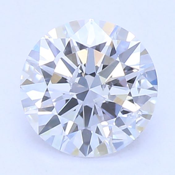 0.5 Carat Round Lab Diamond with  Cut Diamond in 14KT  view 1
