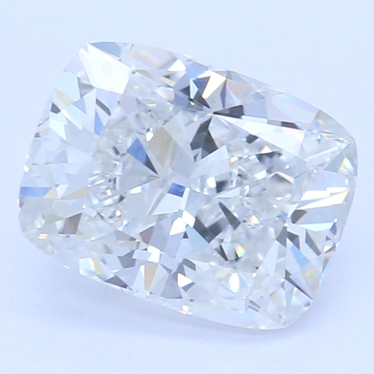 1.07 Carat Cushion Lab Diamond with  Cut Diamond in 14KT  view 1
