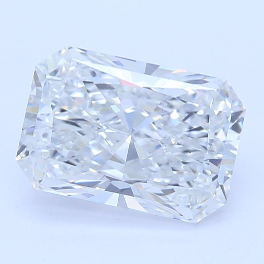 1.03 Carat Radiant Lab Diamond with  Cut Diamond in 14KT  view 1
