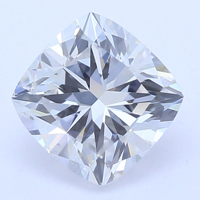0.7 Carat Cushion Lab Diamond with  Cut Diamond in 14KT  view 1
