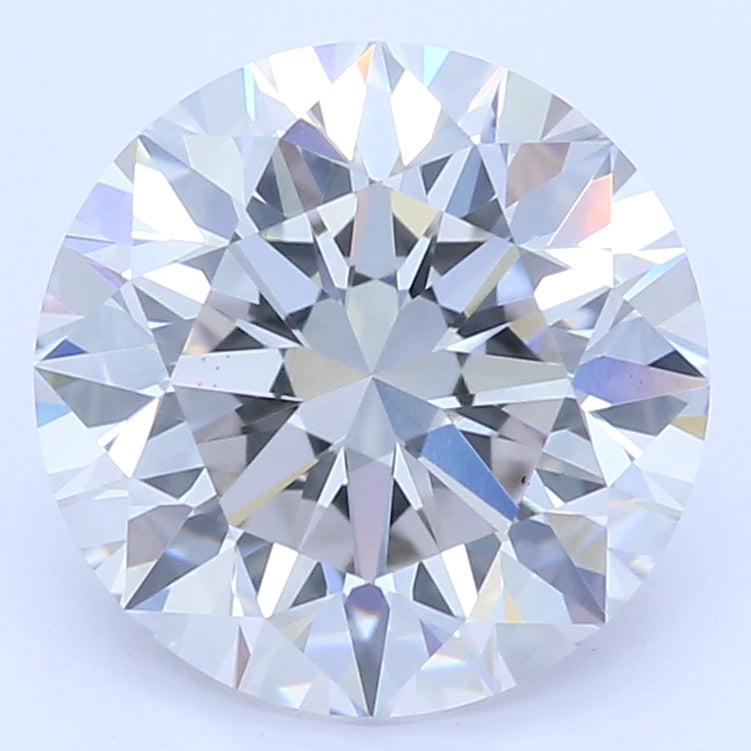 1.43 Carat Round Lab Diamond with  Cut Diamond in 14KT  view 1
