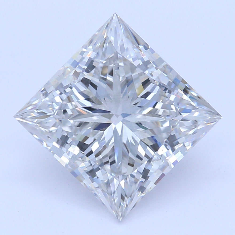 1.99 Carat Princess Lab Diamond with  Cut Diamond in 14KT  view 1
