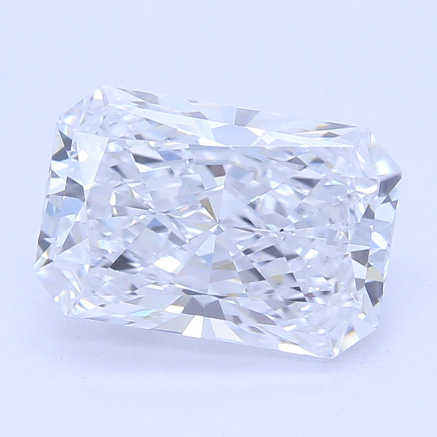 1.08 Carat Radiant Lab Diamond with  Cut Diamond in 14KT  view 1

