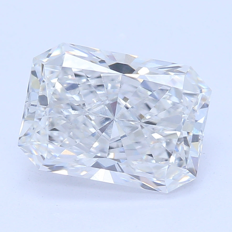 1.14 Carat Radiant Lab Diamond with  Cut Diamond in 14KT  view 1
