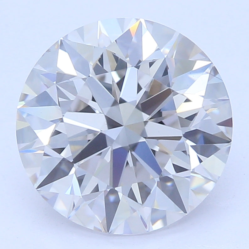 1.5 Carat Round Lab Diamond with  Cut Diamond in 14KT  view 1
