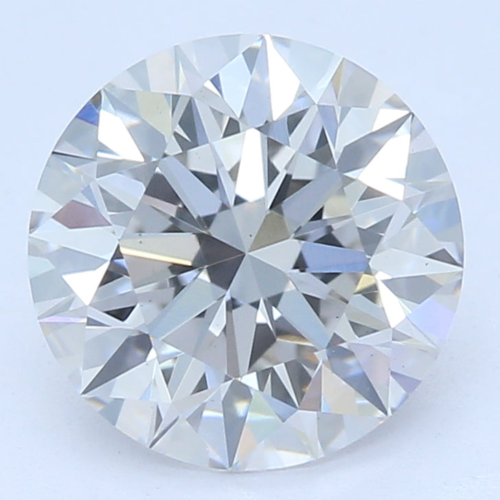 1.13 Carat Round Lab Diamond with  Cut Diamond in 14KT  view 1
