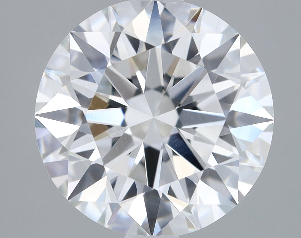 2.24 Carat Round Lab Diamond with  Cut Diamond in 14KT  view 1
