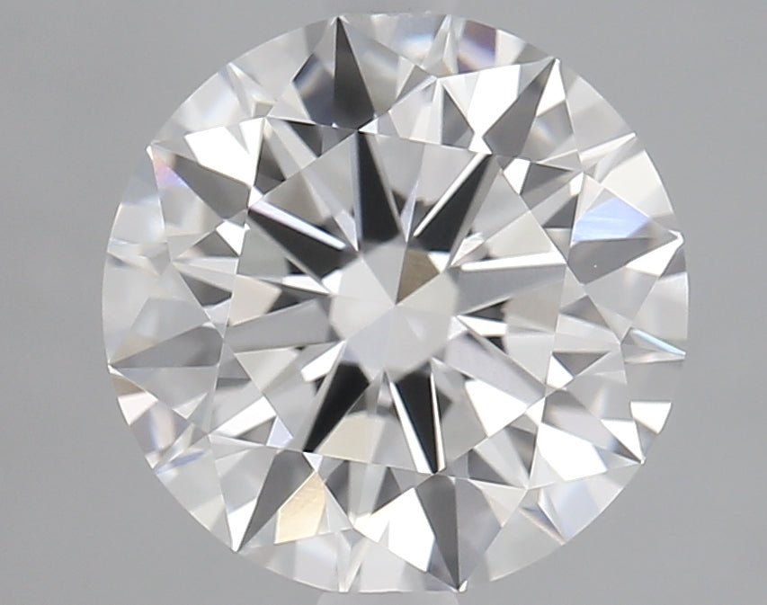 2.25 Carat Round Lab Diamond with  Cut Diamond in 14KT  view 1
