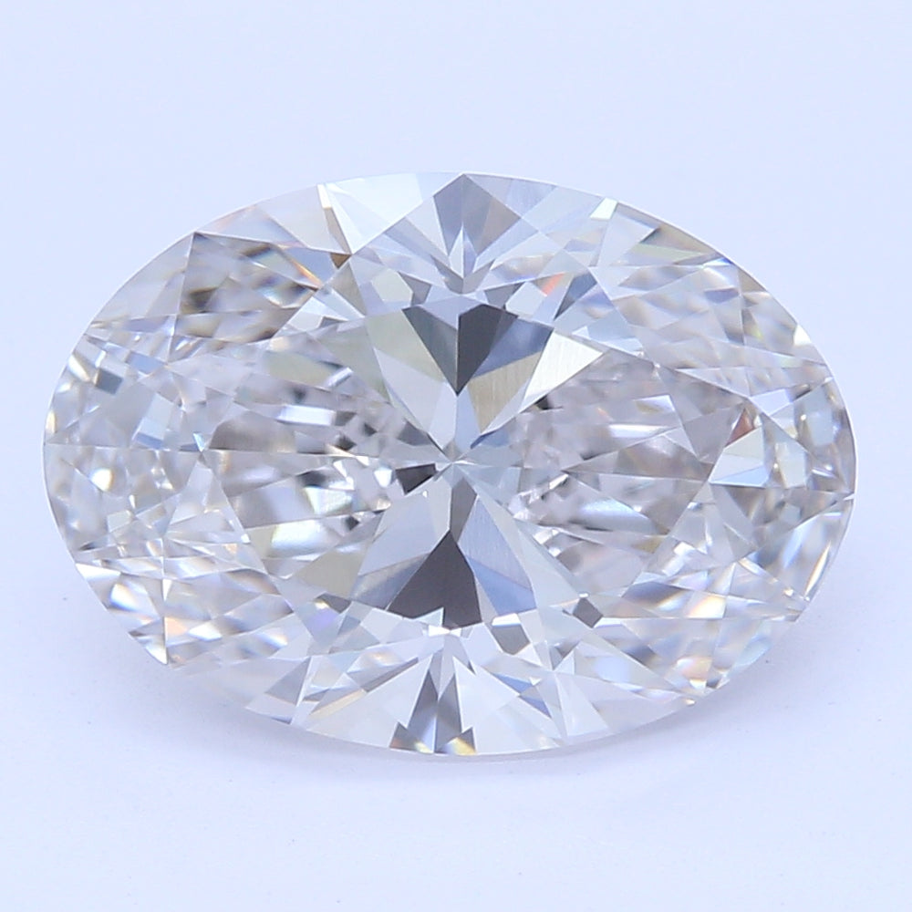 1.77 Carat Oval Lab Diamond with  Cut Diamond in 14KT  view 1
