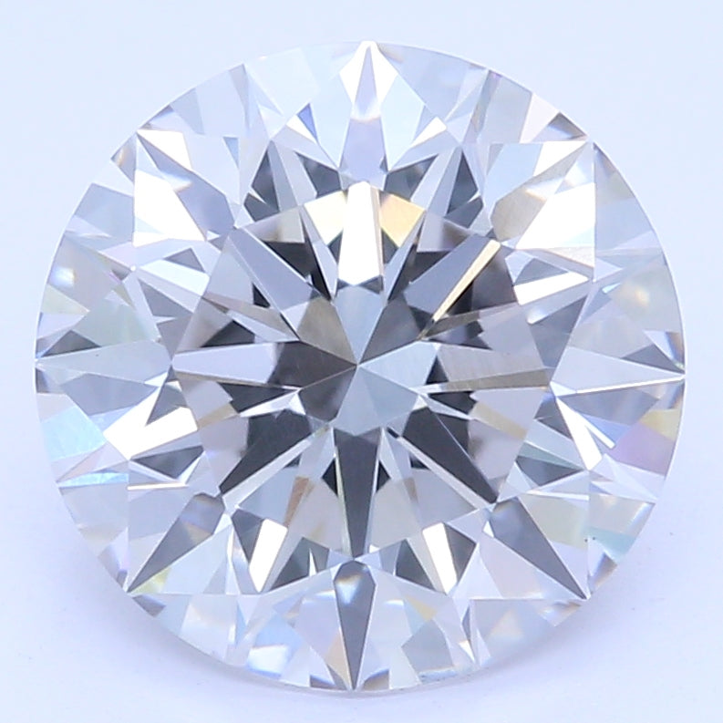 1.63 Carat Round Lab Diamond with  Cut Diamond in 14KT  view 1
