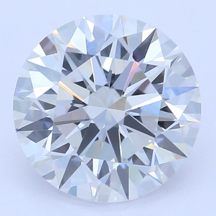 1.14 Carat Round Lab Diamond with  Cut Diamond in 14KT  view 1
