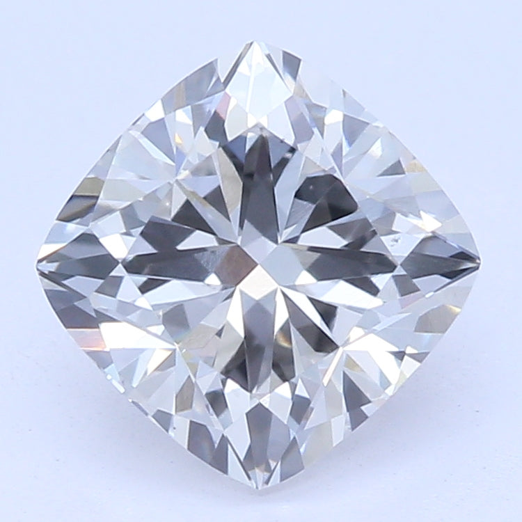 1.0 Carat Cushion Lab Diamond with  Cut Diamond in 14KT  view 1
