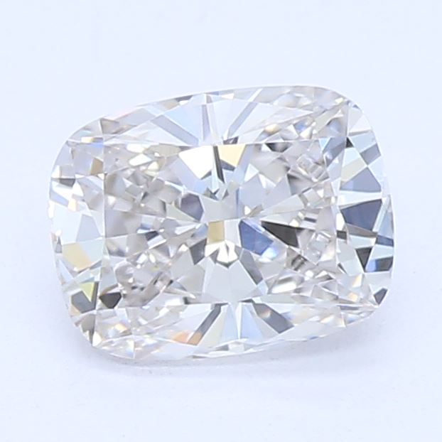 0.5 Carat Cushion Lab Diamond with  Cut Diamond in 14KT  view 1
