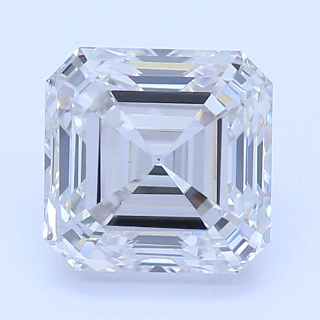 0.72 Carat Asscher Lab Diamond with  Cut Diamond in 14KT  view 1
