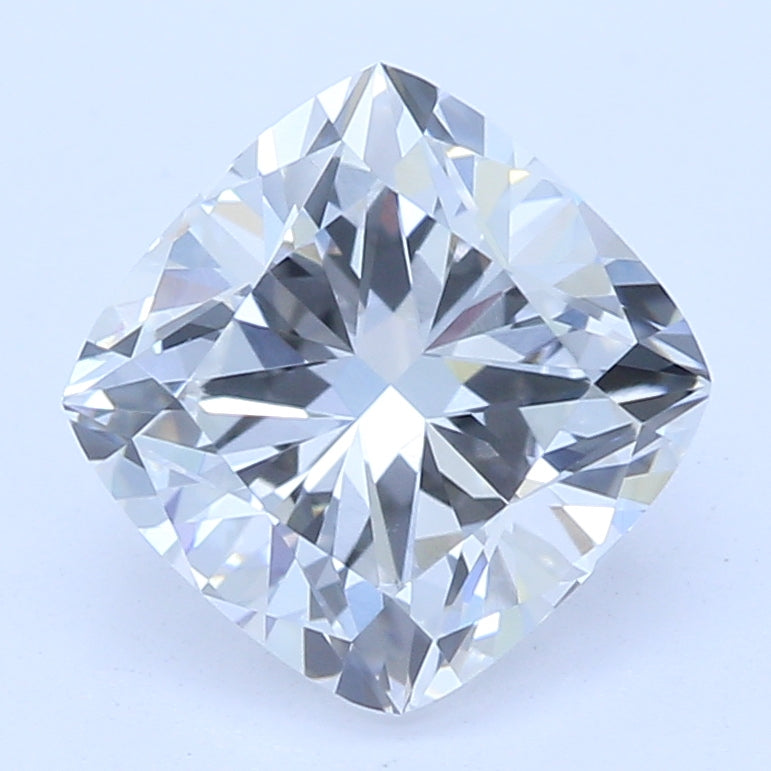 1.04 Carat Cushion Lab Diamond with  Cut Diamond in 14KT  view 1
