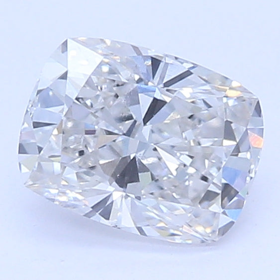 0.53 Carat Cushion Lab Diamond with  Cut Diamond in 14KT  view 1
