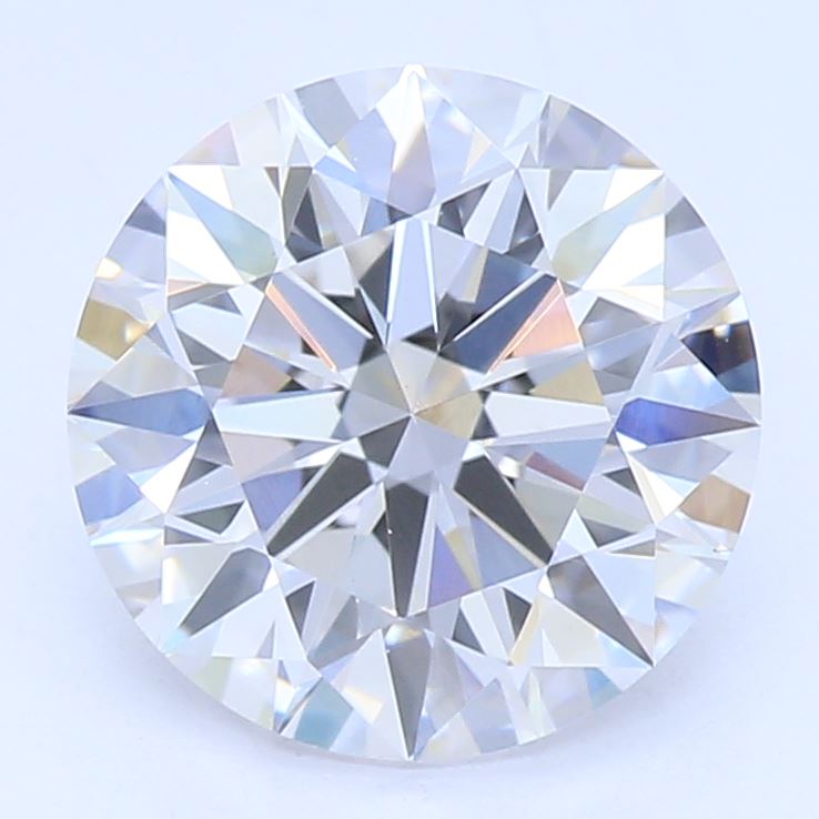 1.4 Carat Round Lab Diamond with  Cut Diamond in 14KT  view 1
